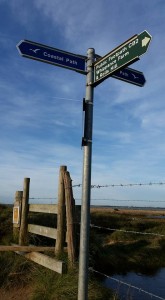 coastal path signs