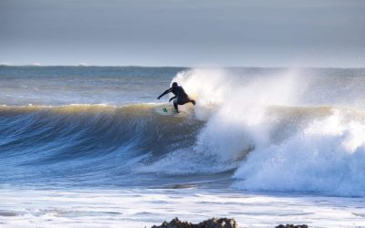 Surfing on the Isle of Wight