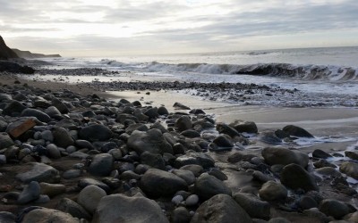 A walk along Compton Bay